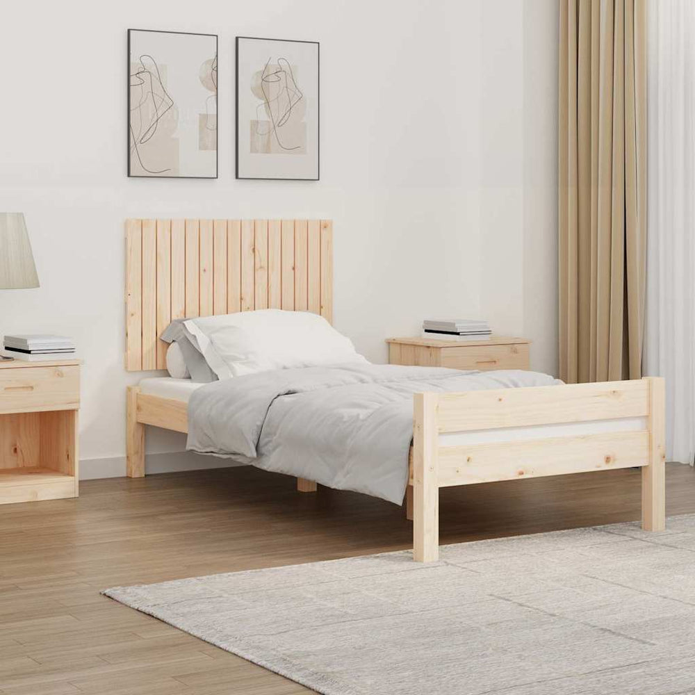 vidaXL Wall Headboard 95.5x3x60 cm Solid Pine