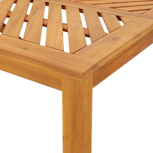 vidaXL Garden Dining Set 4 pcs Brown Solid Acacia Wood