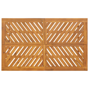 vidaXL Garden Dining Set 4 pcs Brown Solid Acacia Wood