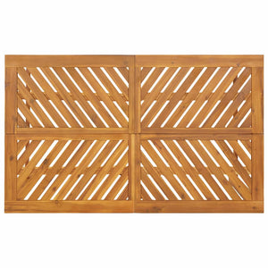 vidaXL Garden Dining Set 7 pcs Brown Solid Acacia Wood