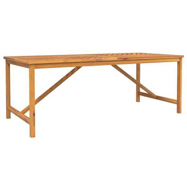 vidaXL Garden Dining Set 7 pcs Brown Solid Acacia Wood
