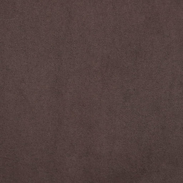 Schaukelsessel mit Hocker Braun Stoff