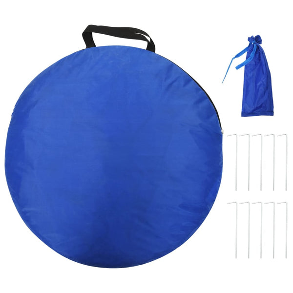 vidaXL Dog Agility Tunnel Blue Ø 55x1000 cm Polyester