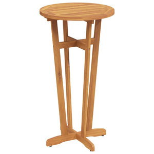 vidaXL Garden Bar Table Ø60x105 cm Solid Acacia Wood