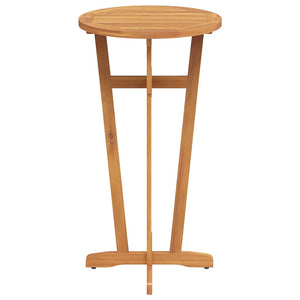 vidaXL Garden Bar Table Ø60x105 cm Solid Acacia Wood