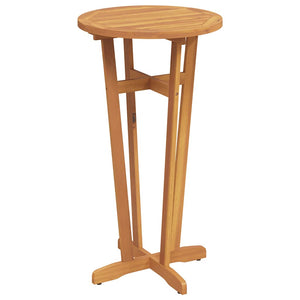 vidaXL Garden Bar Table Ø60x105 cm Solid Acacia Wood