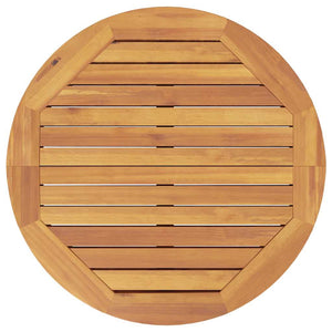 vidaXL Garden Bar Table Ø60x105 cm Solid Acacia Wood