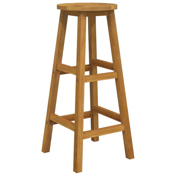 vidaXL 3-Piece Bar Set Solid Acacia Wood