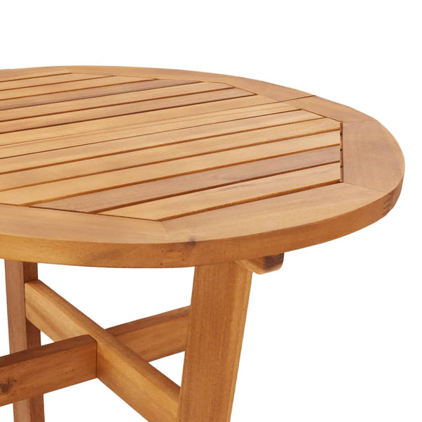 vidaXL 3-Piece Bar Set Solid Acacia Wood
