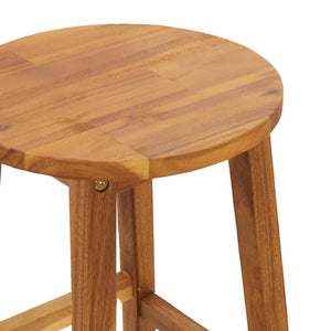 vidaXL 3-Piece Bar Set Solid Acacia Wood