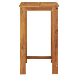 vidaXL Garden Bar Table 60x60x105 cm Solid Acacia Wood