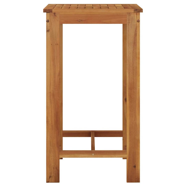 vidaXL Garden Bar Table 60x60x105 cm Solid Acacia Wood