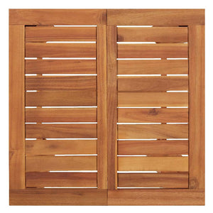 vidaXL Garden Bar Table 60x60x105 cm Solid Acacia Wood