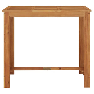 vidaXL Garden Bar Table 120x60x105 cm Solid Acacia Wood