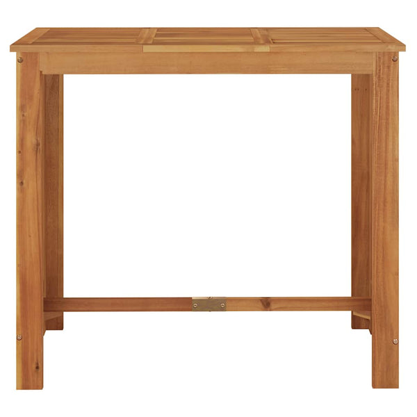 vidaXL Garden Bar Table 120x60x105 cm Solid Acacia Wood