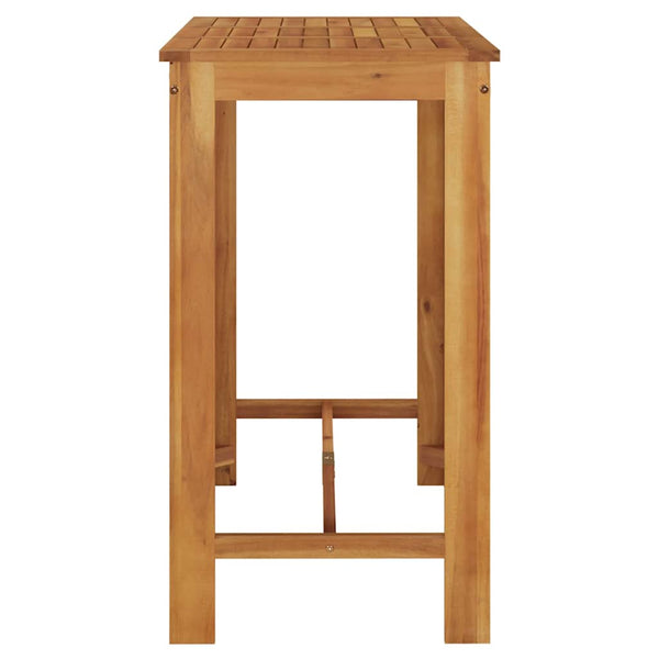 vidaXL Garden Bar Table 120x60x105 cm Solid Acacia Wood