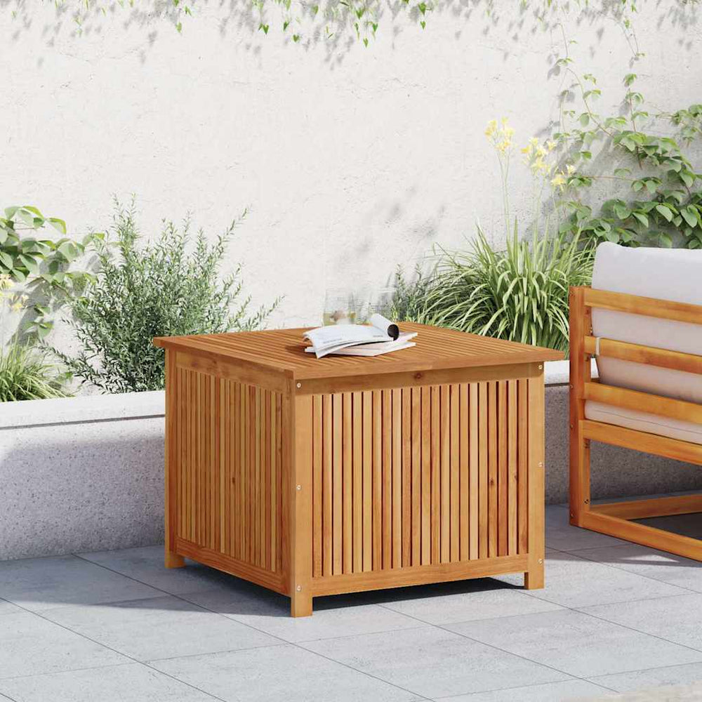 vidaXL Garden Storage Box 75x75x58 cm Solid Acacia Wood