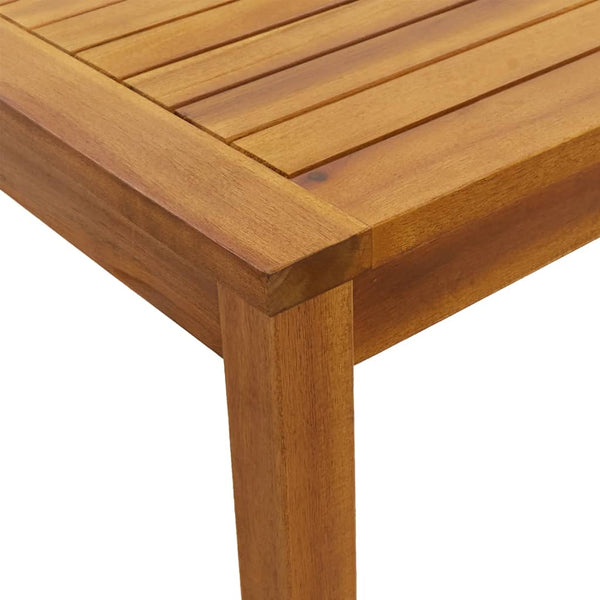 vidaXL Garden Table 110x55x67 cm Solid Acacia Wood