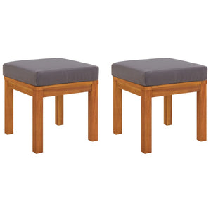 vidaXL 3-Piece Garden Dining Set with Cushions Solid Acacia Wood