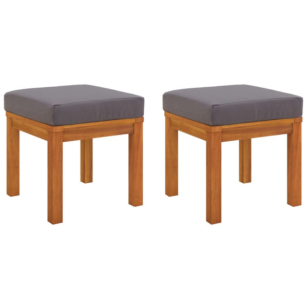 vidaXL 3-Piece Garden Dining Set with Cushions Solid Acacia Wood