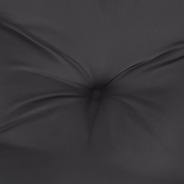 Schwarzes Palettenkissen 50x50 cm