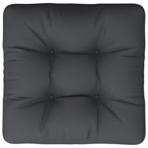 Schwarzes Palettenkissen 60x60 cm