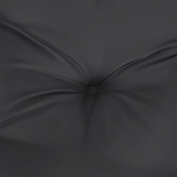 Schwarzes Palettenkissen 60x60 cm