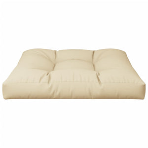 Beiges Palettenkissen 80x80 cm