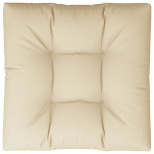 Beiges Palettenkissen 80x80 cm
