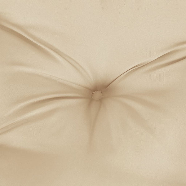 Beiges Palettenkissen 80x80 cm