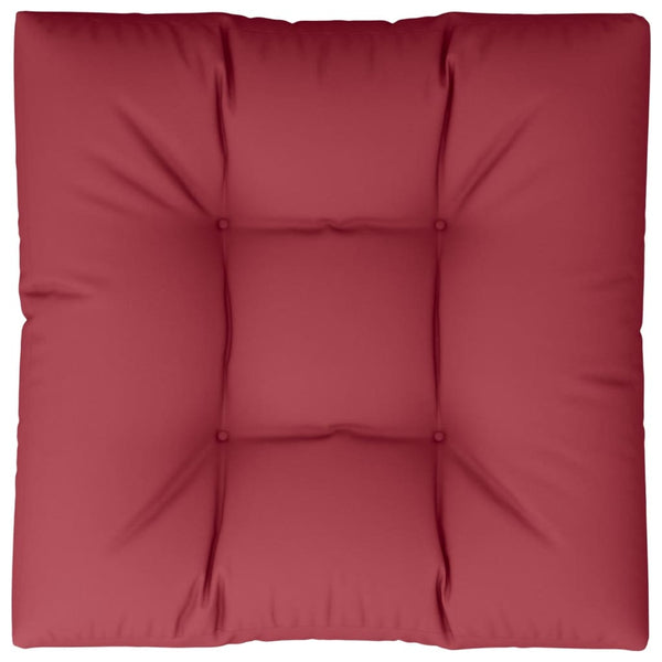 Weinrotes Palettenkissen 80x80 cm