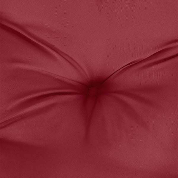 Weinrotes Palettenkissen 80x80 cm