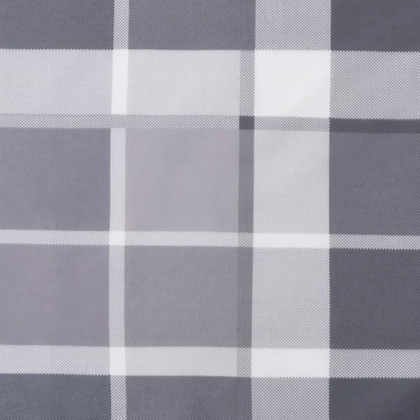 Palettenkissen Grau Karomuster 50x40 cm