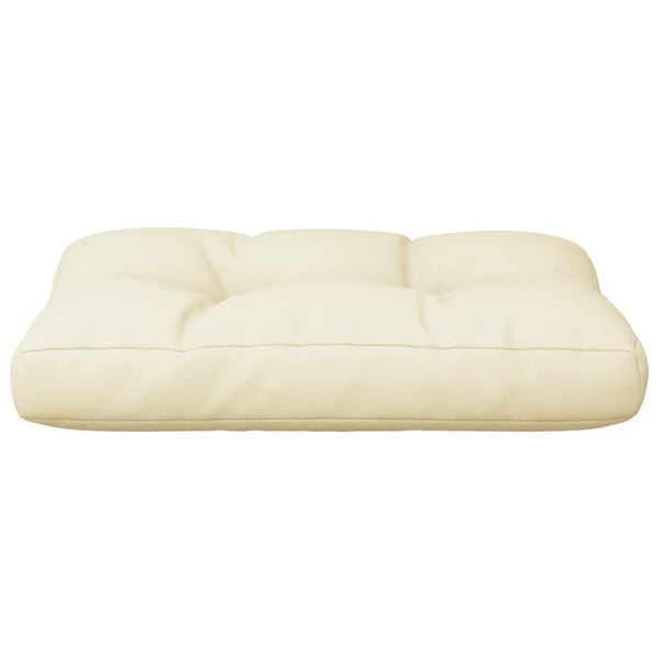 Palettenkissen Creme 60x40 cm Stoff