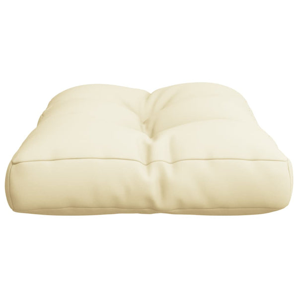 Palettenkissen Creme 60x40 cm Stoff