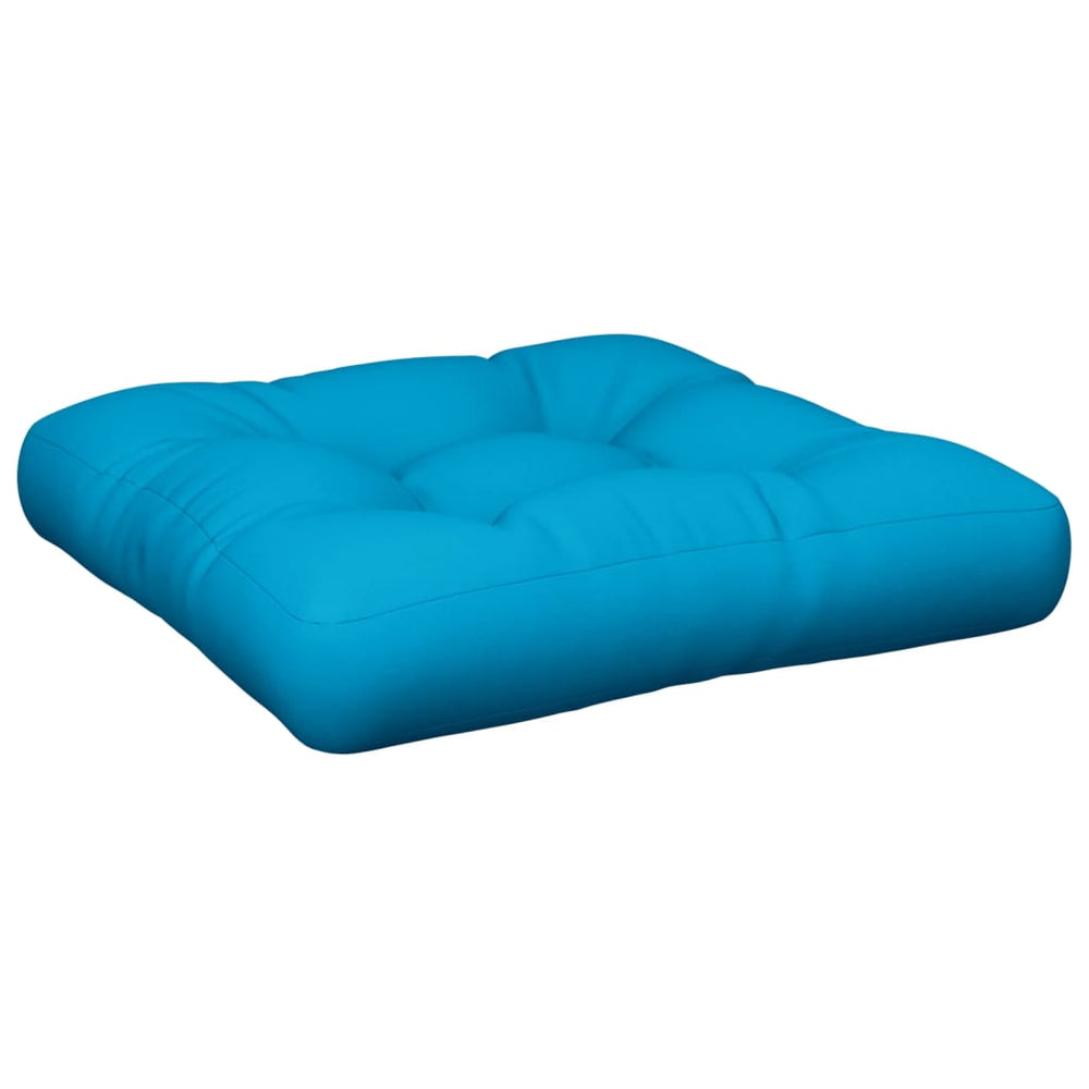 vidaXL Pallet Cushion Blue Fabric