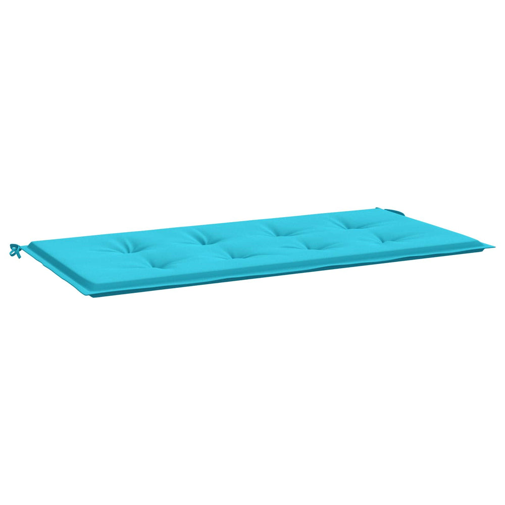 vidaXL Bench Cushion Solid Turquoise 120 x 50 x 3 cm Oxford Fabric