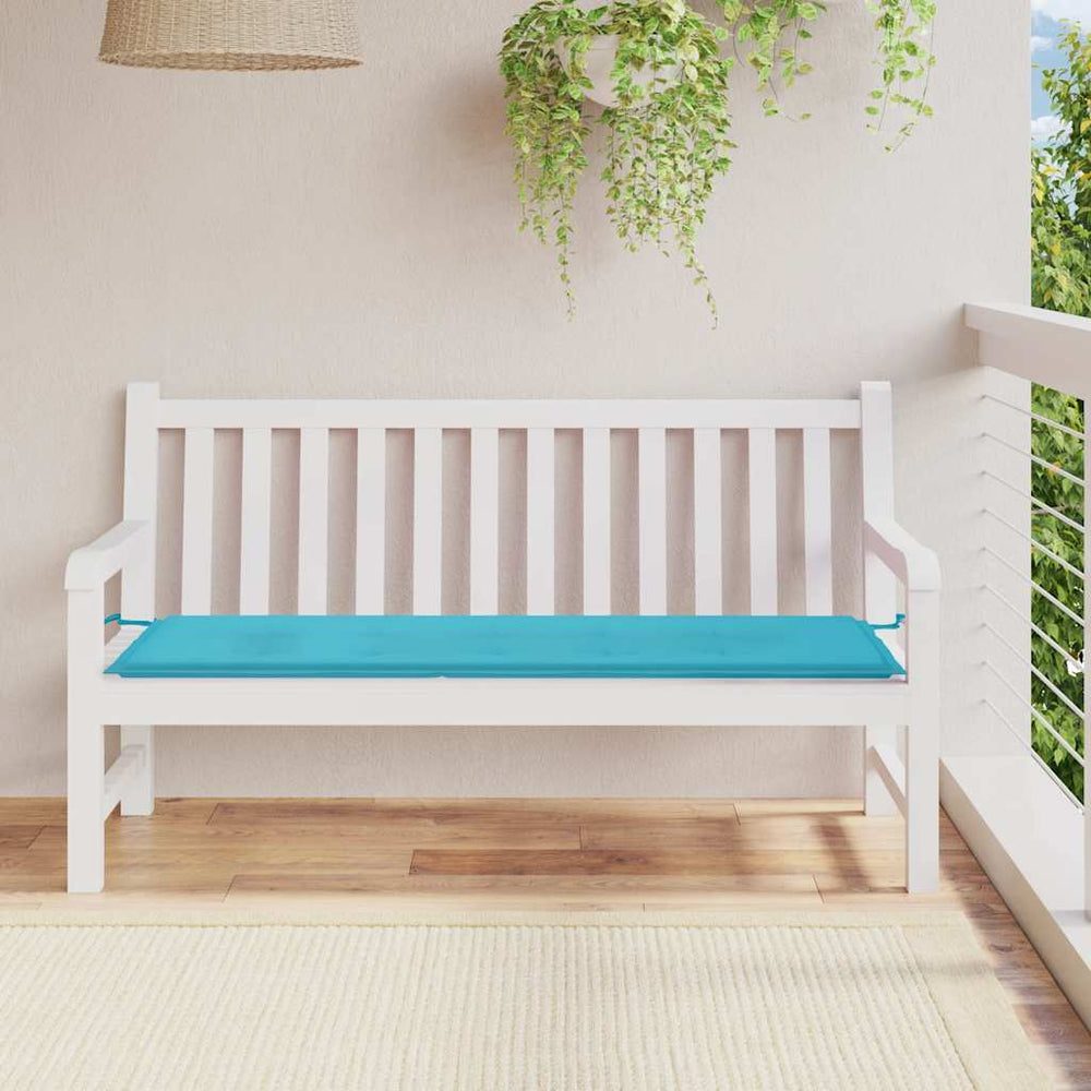 vidaXL Garden Bench Cushion Turquoise 150x50x4 cm Oxford Fabric