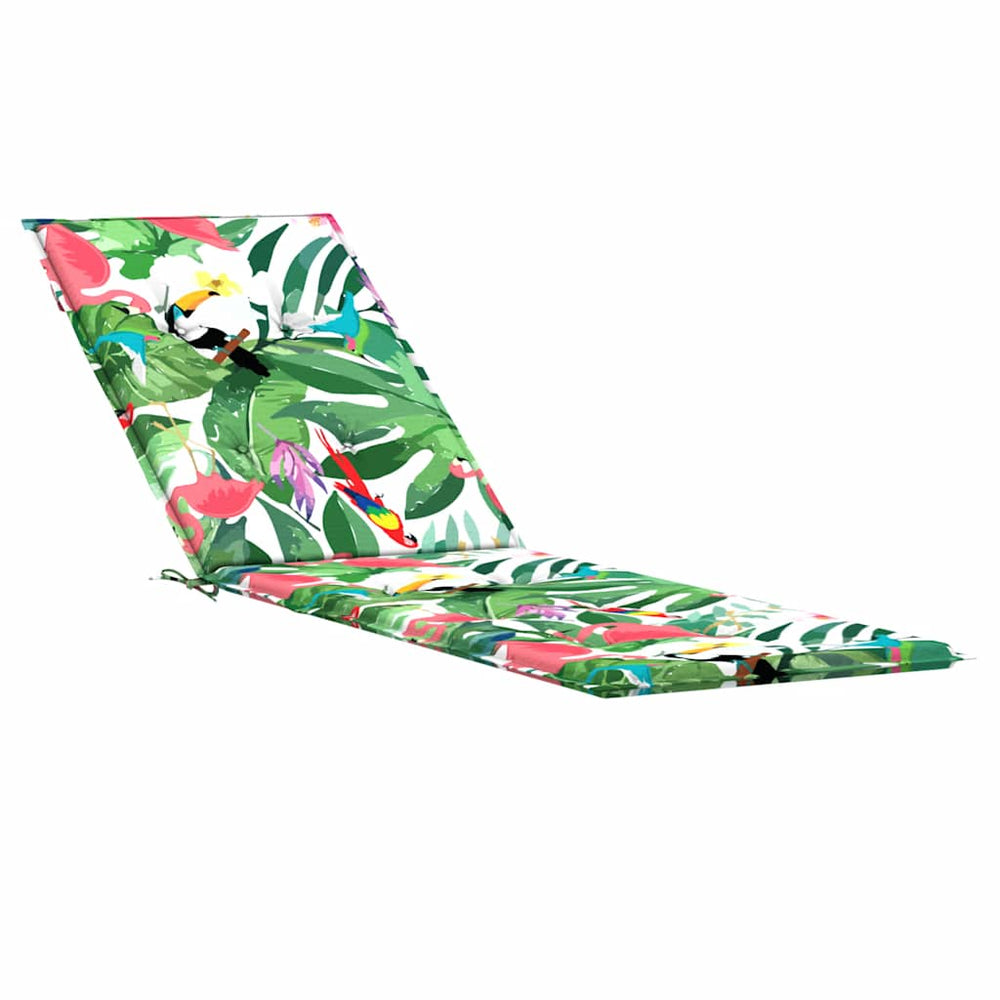 vidaXL Sun Lounger Cushion Multicolour Oxford Fabric