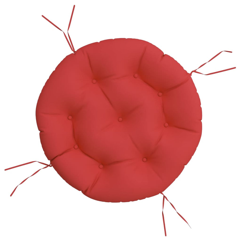 vidaXL Round Pillow Red Ø 60 x 11 cm Oxford Fabric