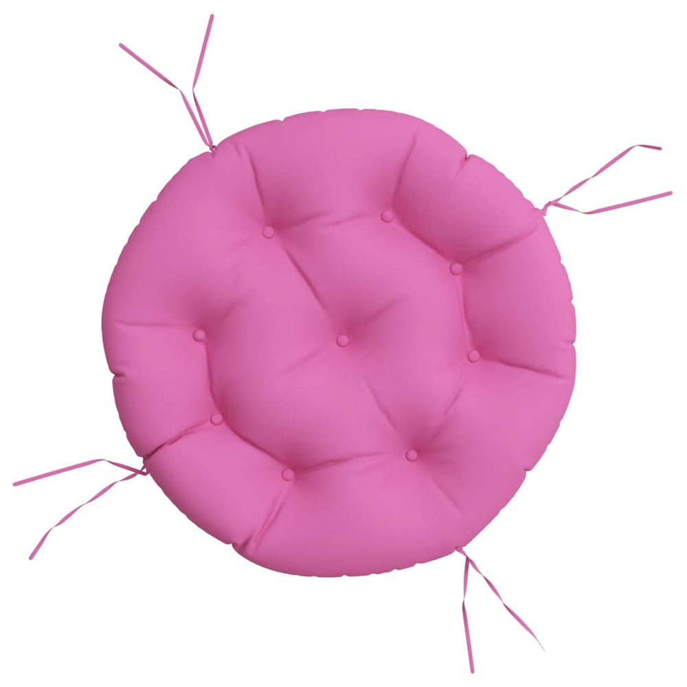 vidaXL Cushion Round Pink Ø 60x11 cm Oxford Fabric