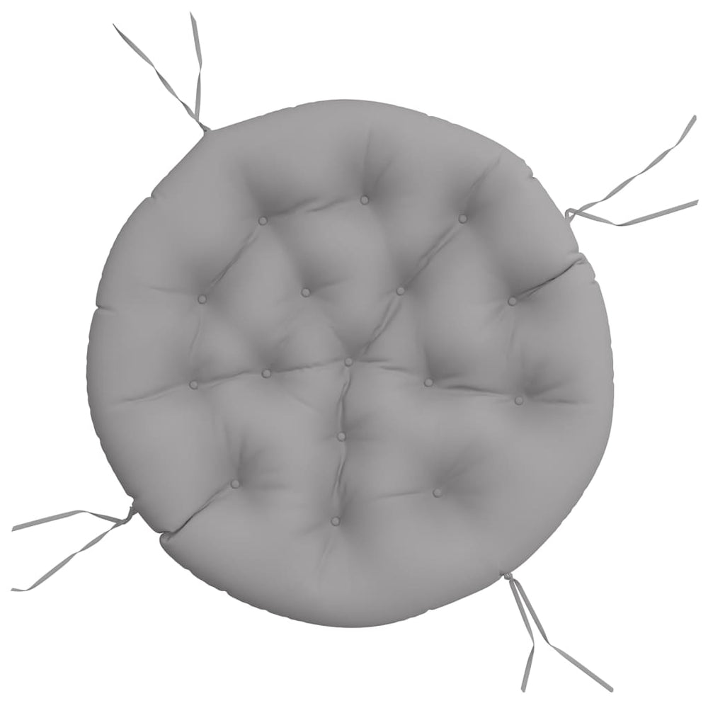vidaXL Round Cushion Grey Ø 100x11 cm Oxford Fabric