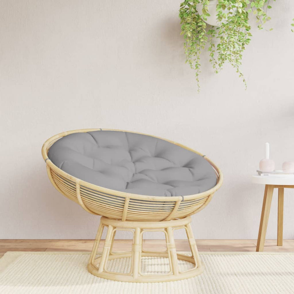 vidaXL Round Cushion Grey Ø 100x11 cm Oxford Fabric