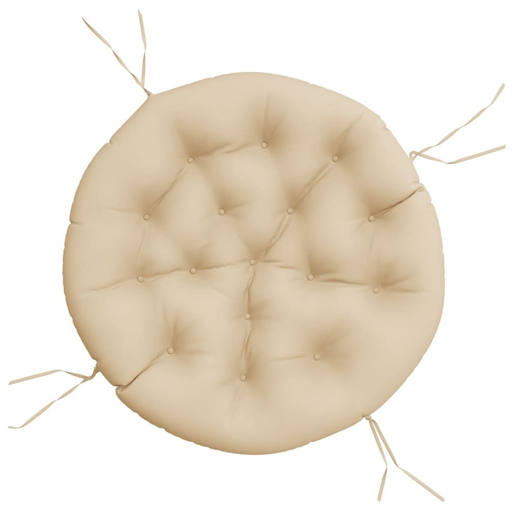 vidaXL Round Cushion Beige Ø 100x11 cm Oxford Fabric