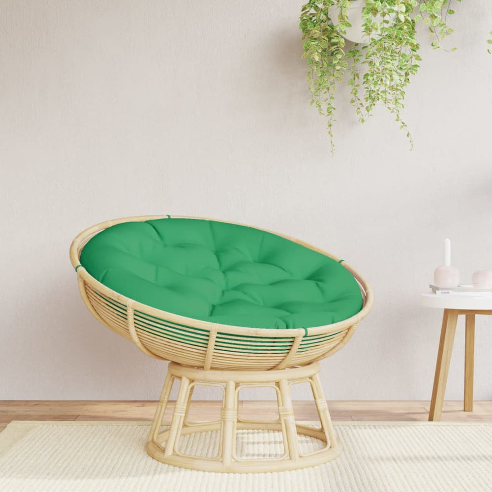 vidaXL Round Cushion Green Ø 100x11 cm Oxford Fabric