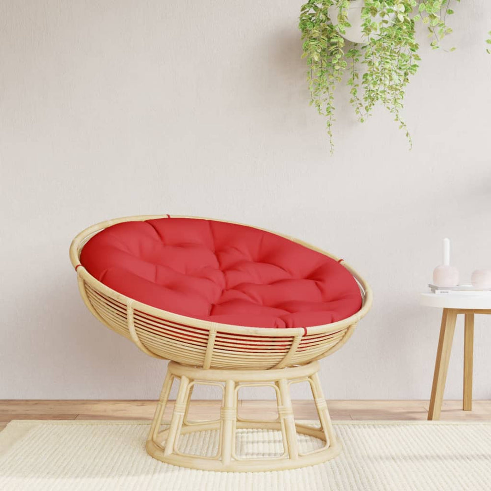 vidaXL Round Cushion Red Ø 100x11 cm Oxford Fabric