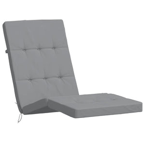 vidaXL Sun Lounger Cushions 2 pcs. Grey Oxford Fabric