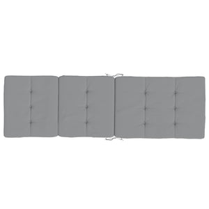 vidaXL Sun Lounger Cushions 2 pcs. Grey Oxford Fabric