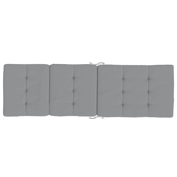 vidaXL Sun Lounger Cushions 2 pcs. Grey Oxford Fabric