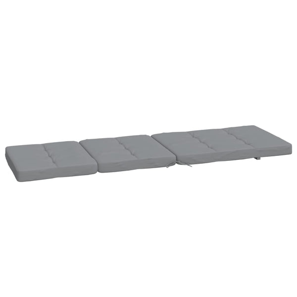 vidaXL Sun Lounger Cushions 2 pcs. Grey Oxford Fabric